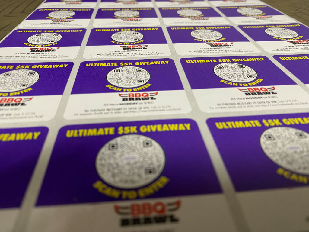 Pressure-sensitive labels produced by PrintFlex Graphics